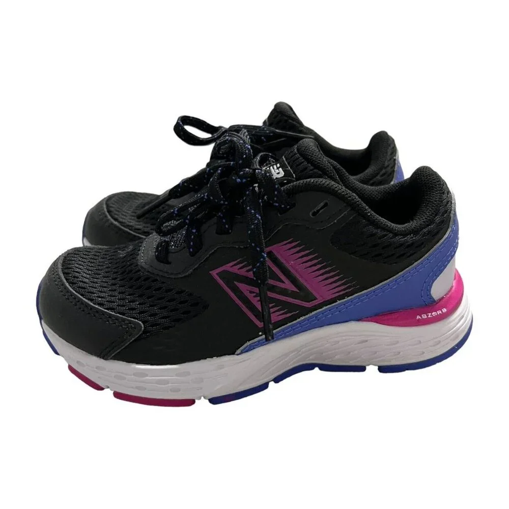 NEW New Balance Sz 10.5 Kids 680 V6 Sneakers Lace Up Running Shoes